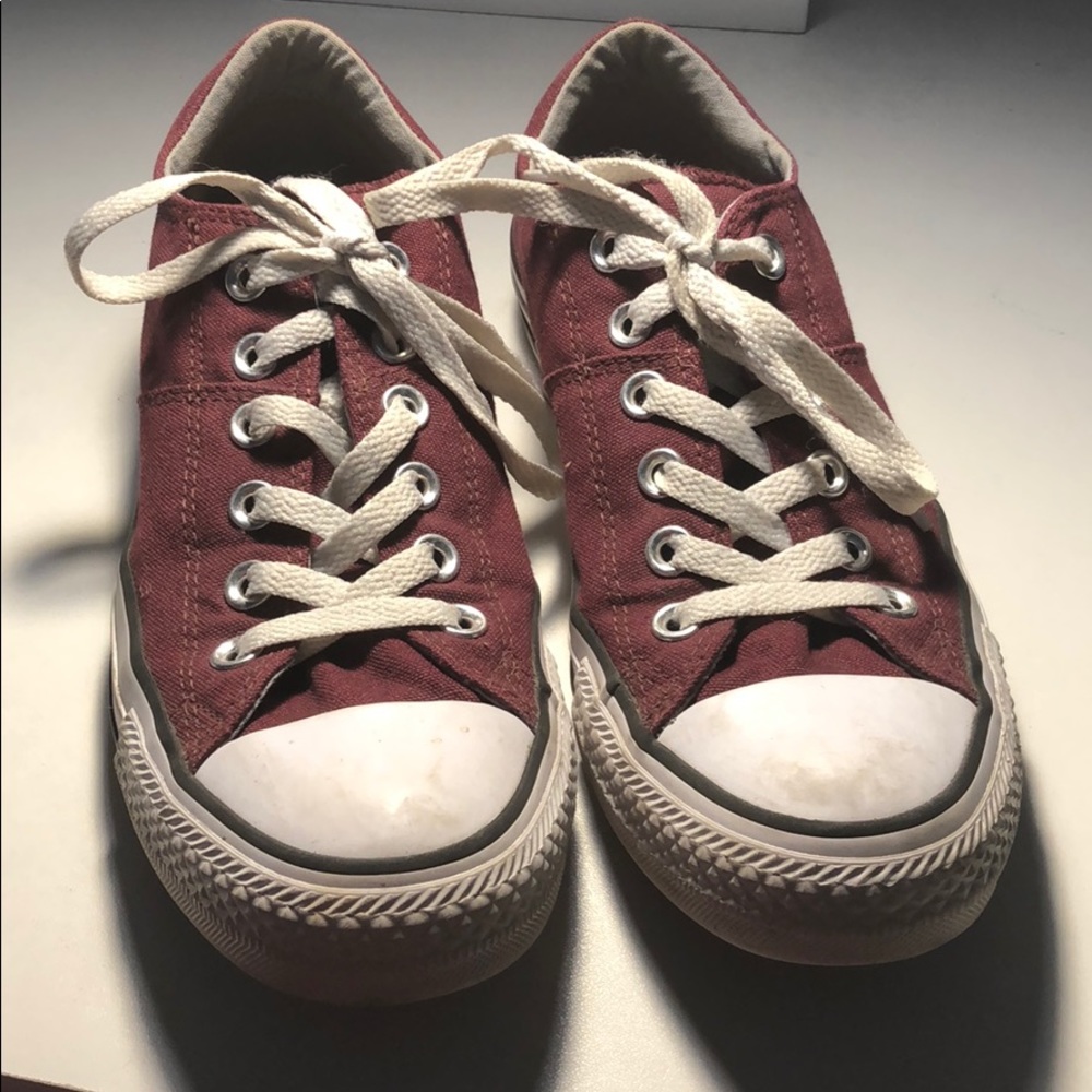 Burgundy All Star Converses